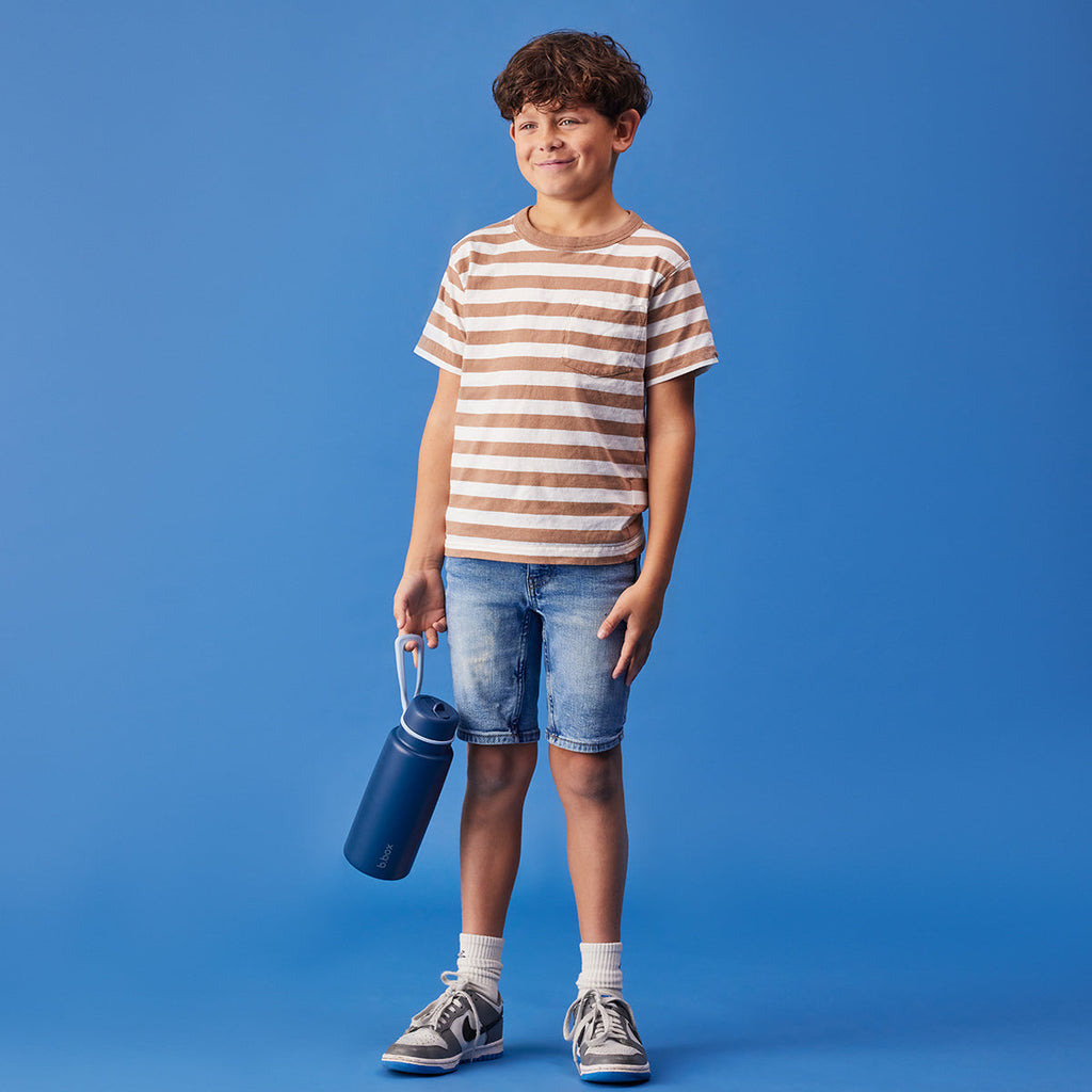 Insulated Flip Top 1 Litre Bottle - midnight