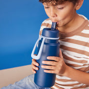 Insulated Flip Top 1 Litre Bottle - midnight