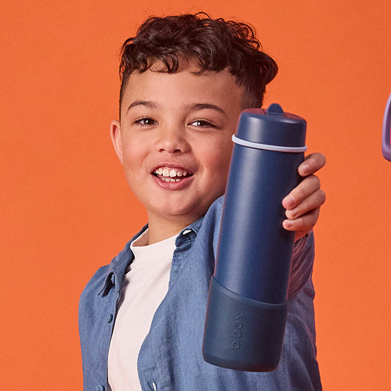 690mL Insulated Flip Top Bottle - midnight