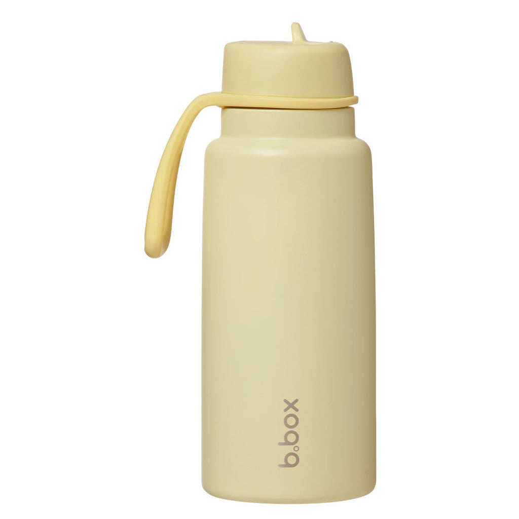 Insulated Flip Top 1 Litre Bottle - lemon twist