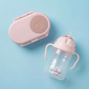 Sippy cups blush + Snack box blush