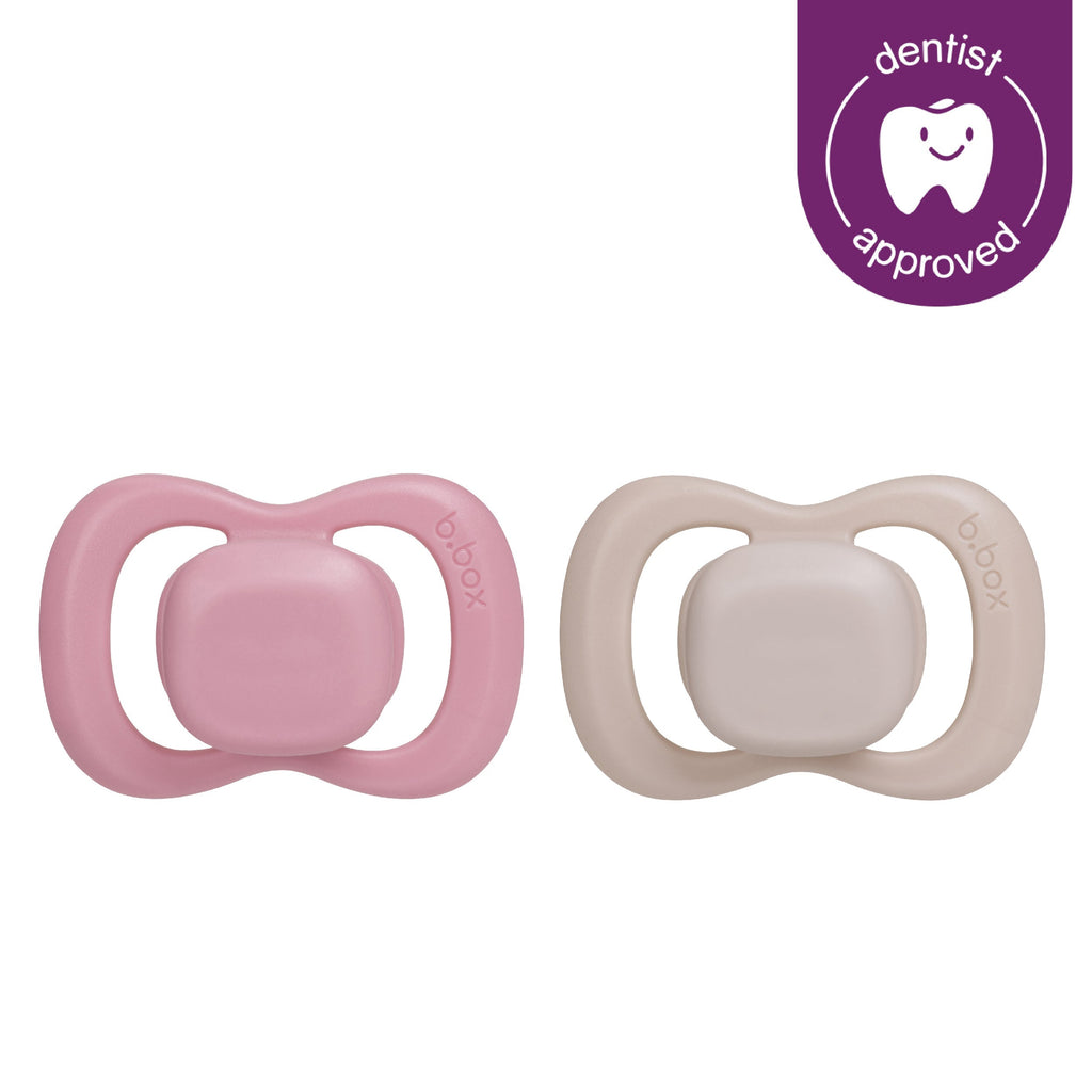 Pacifier size 2 twin pack berry/blush