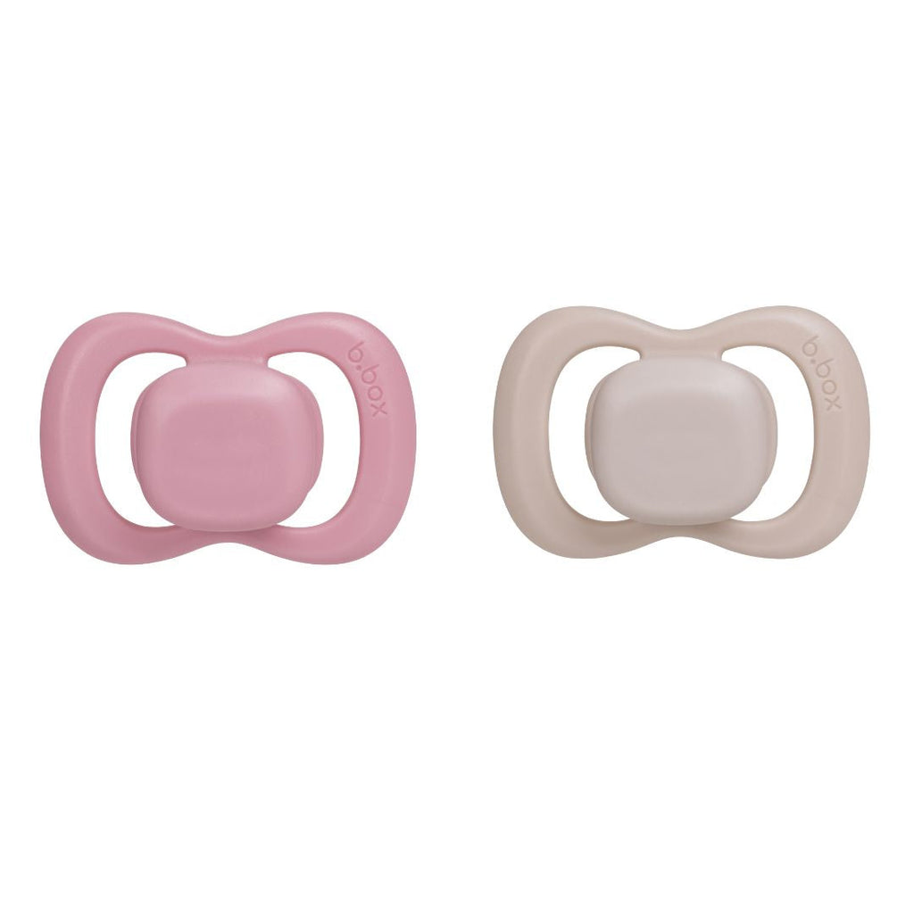 Pacifier size 2 twin pack berry/blush