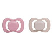 Pacifier size 2 twin pack berry/blush