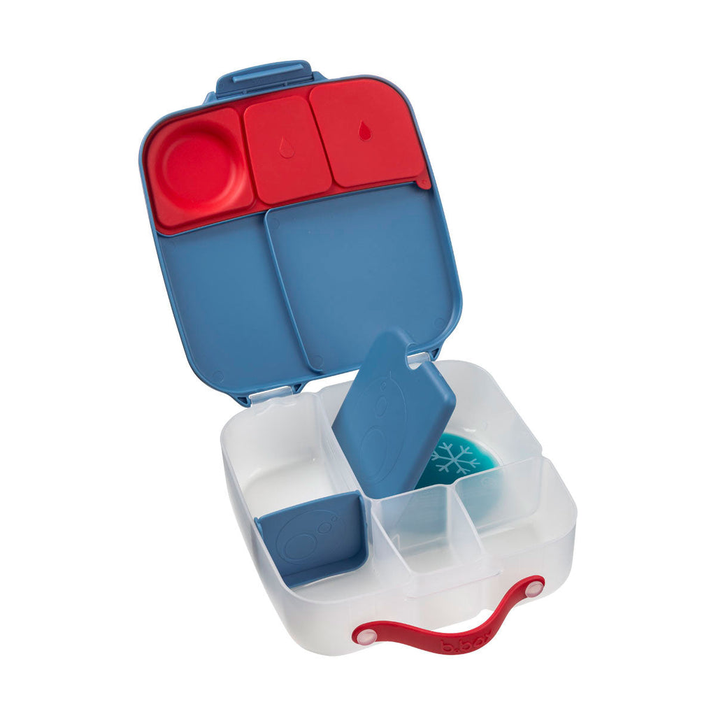 Lunch box blue blaze + lunch tub free
