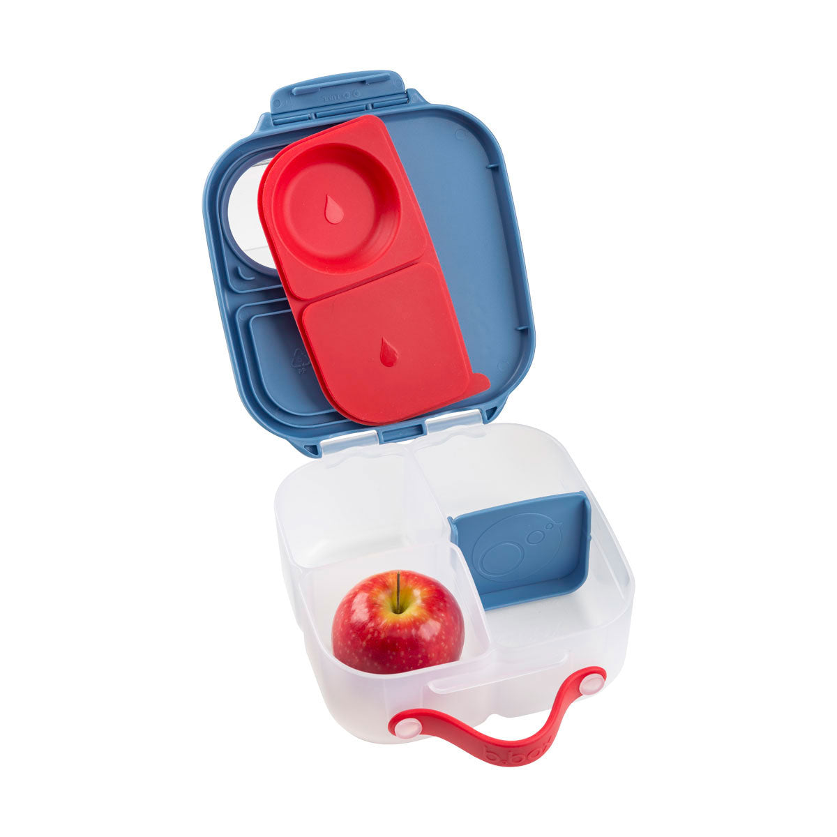 mini lunchbox 1L- blue blaze + 350ml insulated drink bottle - blue slate