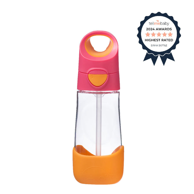 tritan™ drink bottle 450ml - strawberry shake