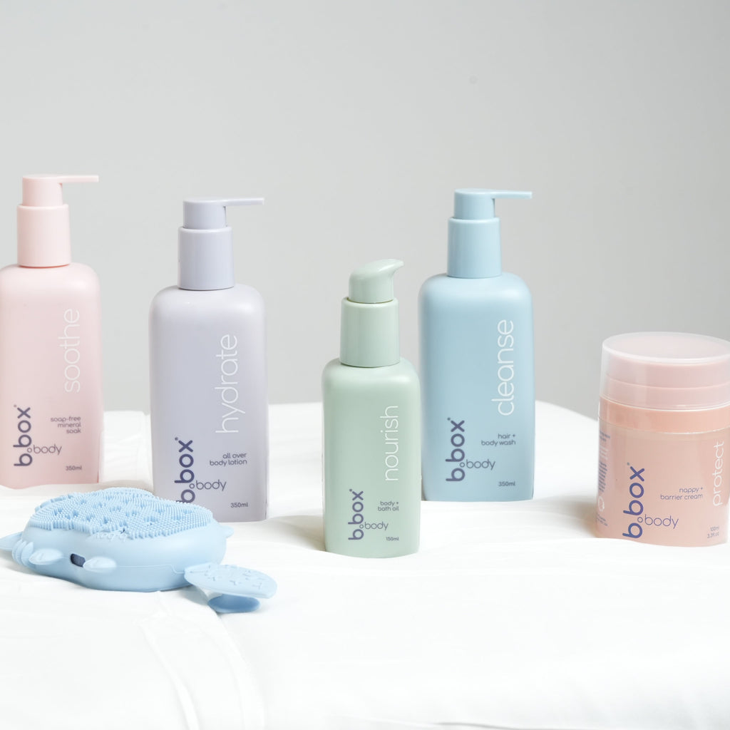 Baby Skin Care Set - Includes Free Bath Brush Gift