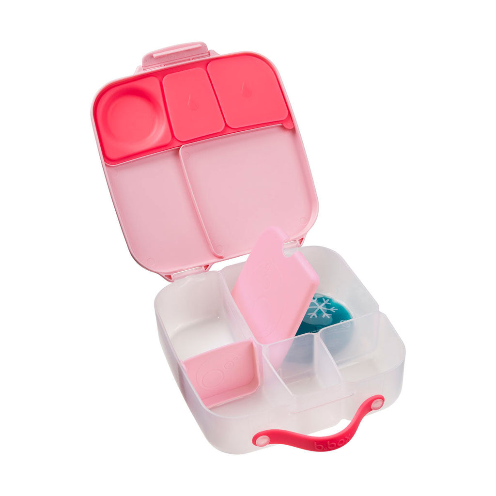 lunch box flamingo + snack cups free