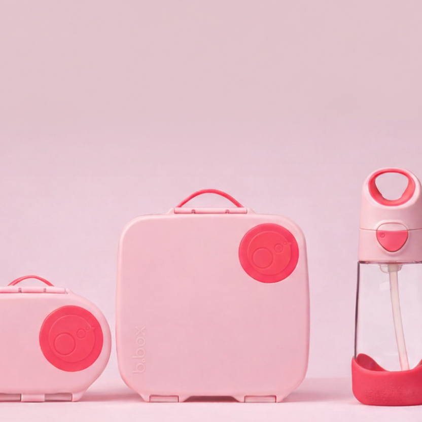Flamingo Fizz Set - Lunchbox, Bottle, and Snack Box