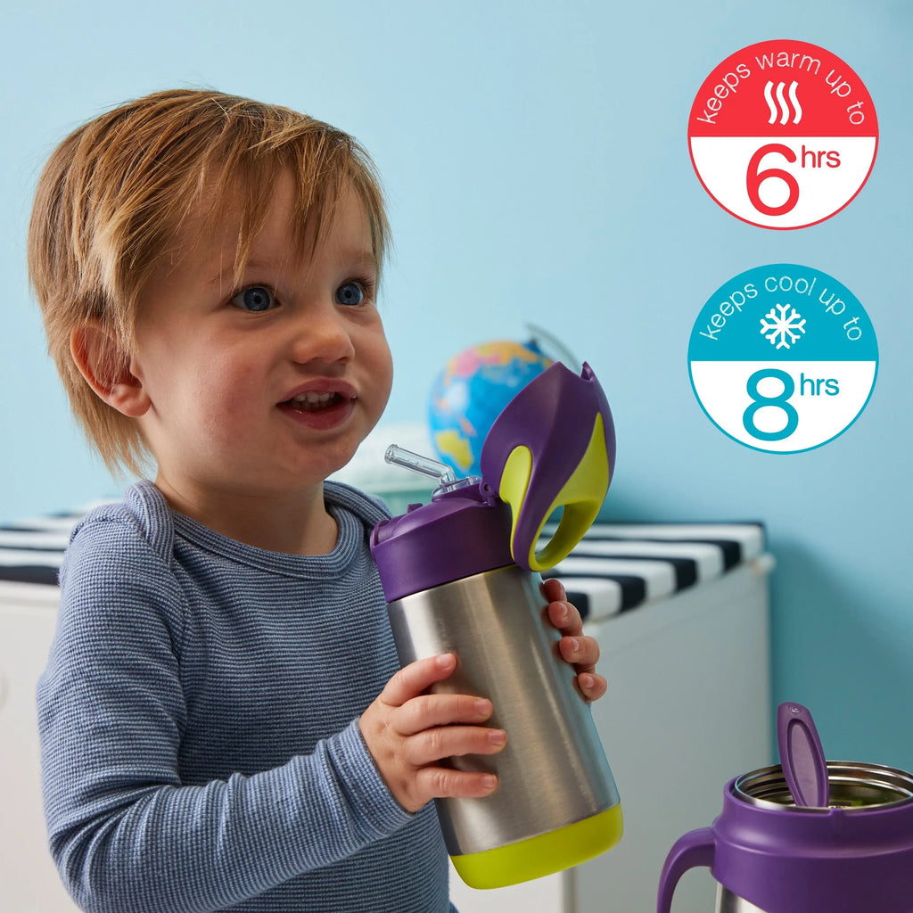 350ml insulated drink bottle - blue slate - b.box for kids KSA