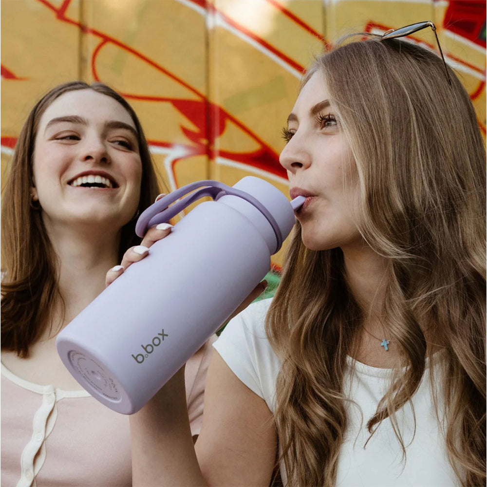 690mL Insulated Flip Top Bottle - lilac love