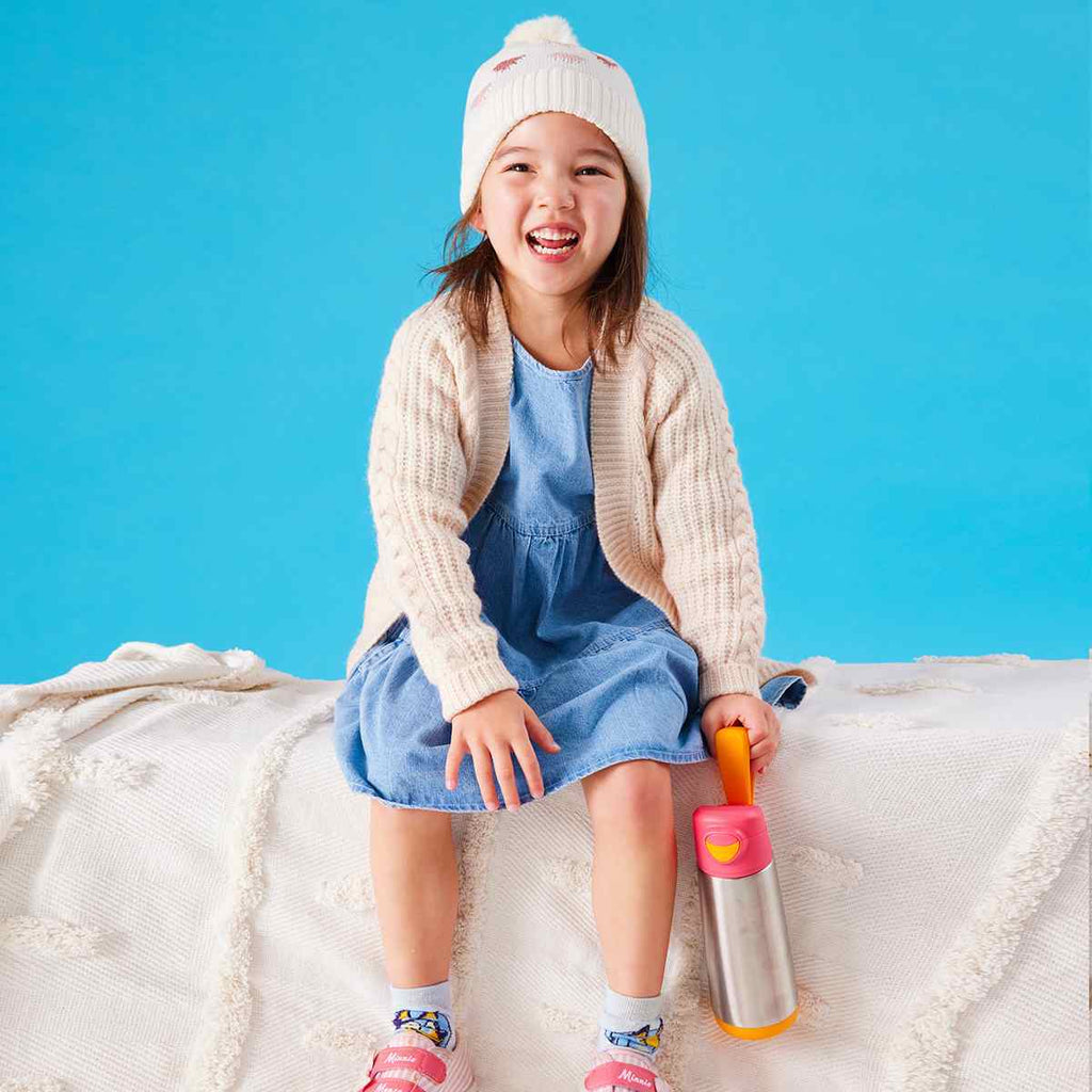 lunchbox - Strawberry Shake + 500ml insulated drink bottle - strawberry shake