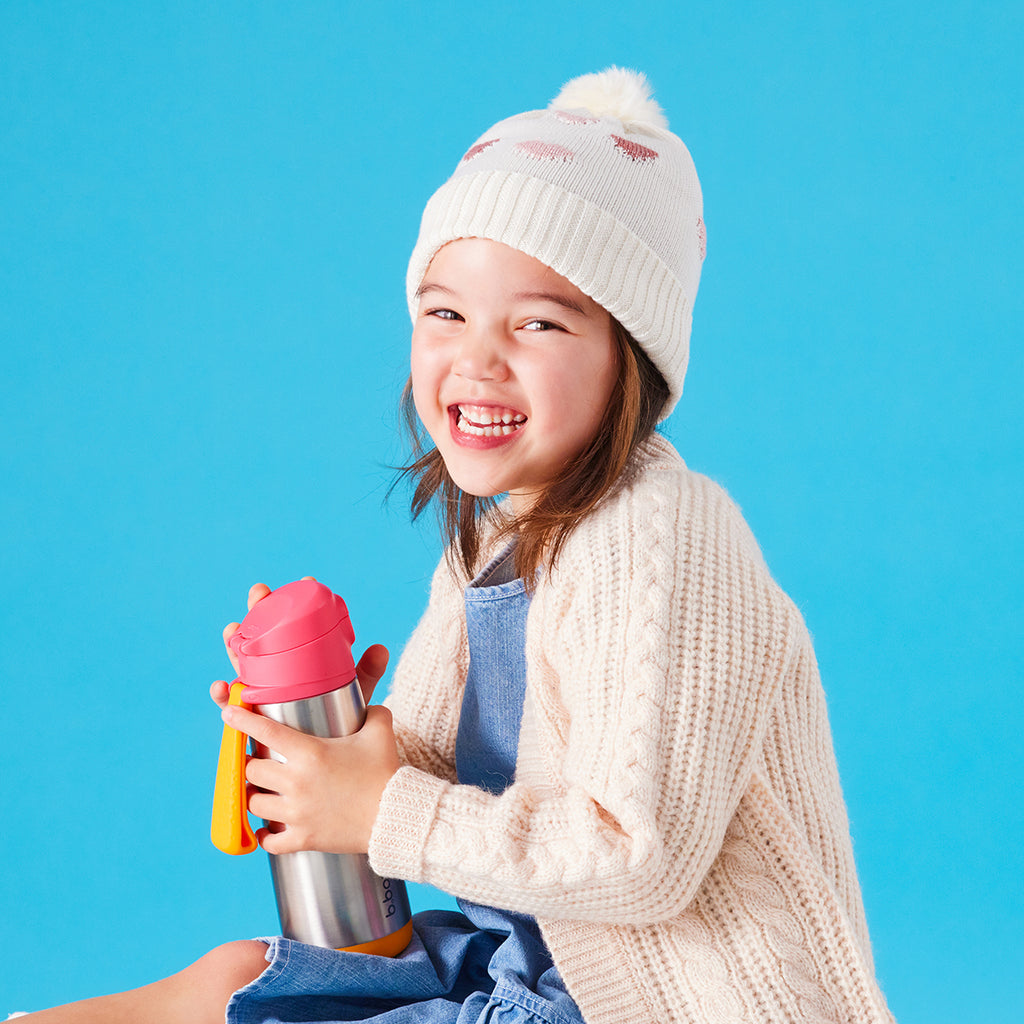 500ml insulated sport spout bottle - strawberry shake