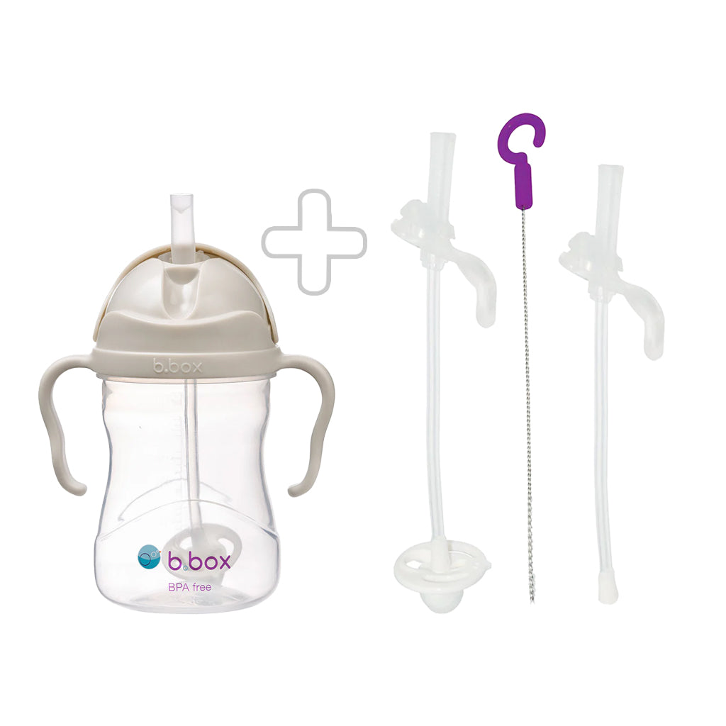 Sippy Cup latte 240m + Replacement Straws