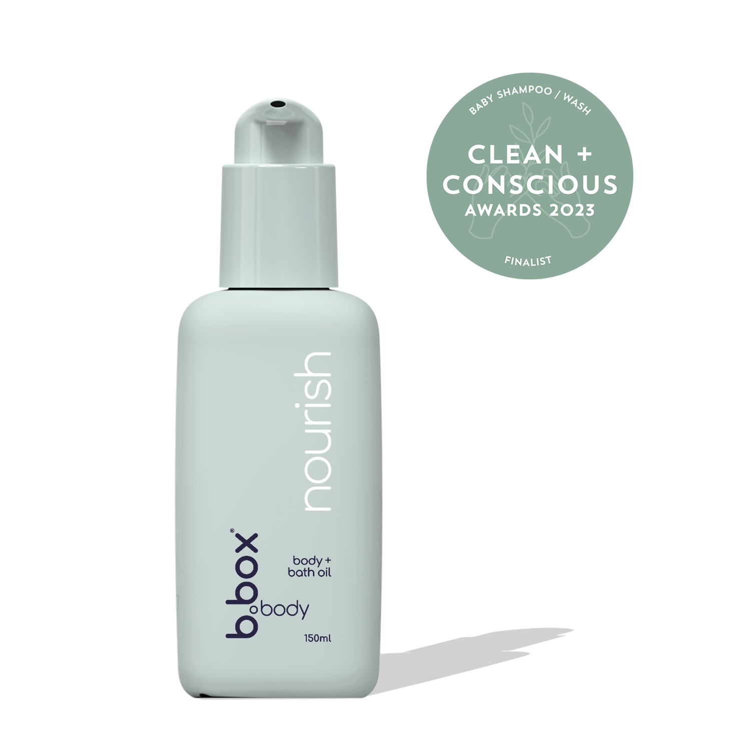 Nourish - Body and Bath Oil Clean and Conscious Awards 2023 Baby Shampoo/ Wash Finalist