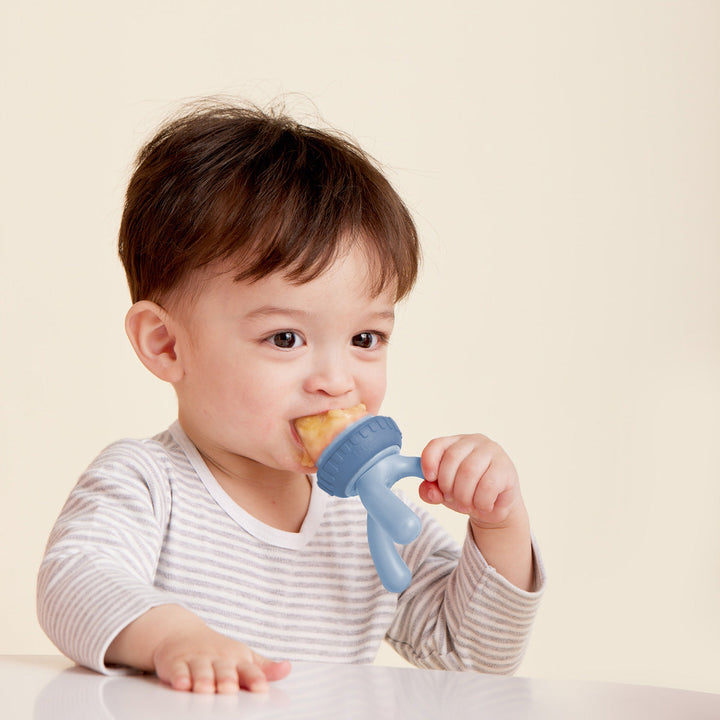 Silicone Fresh Food Feeder - lullaby blue