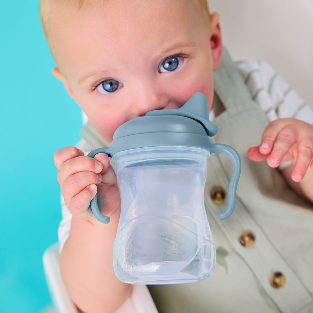 Spout up Ocean + Silicone plate + lid Ocean