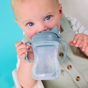 Spout up Ocean + Silicone plate + lid Ocean