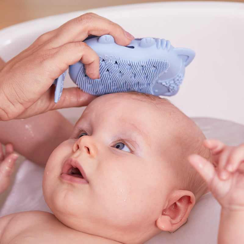 Cleanse - baby bath wash + Foxy - baby bath brush