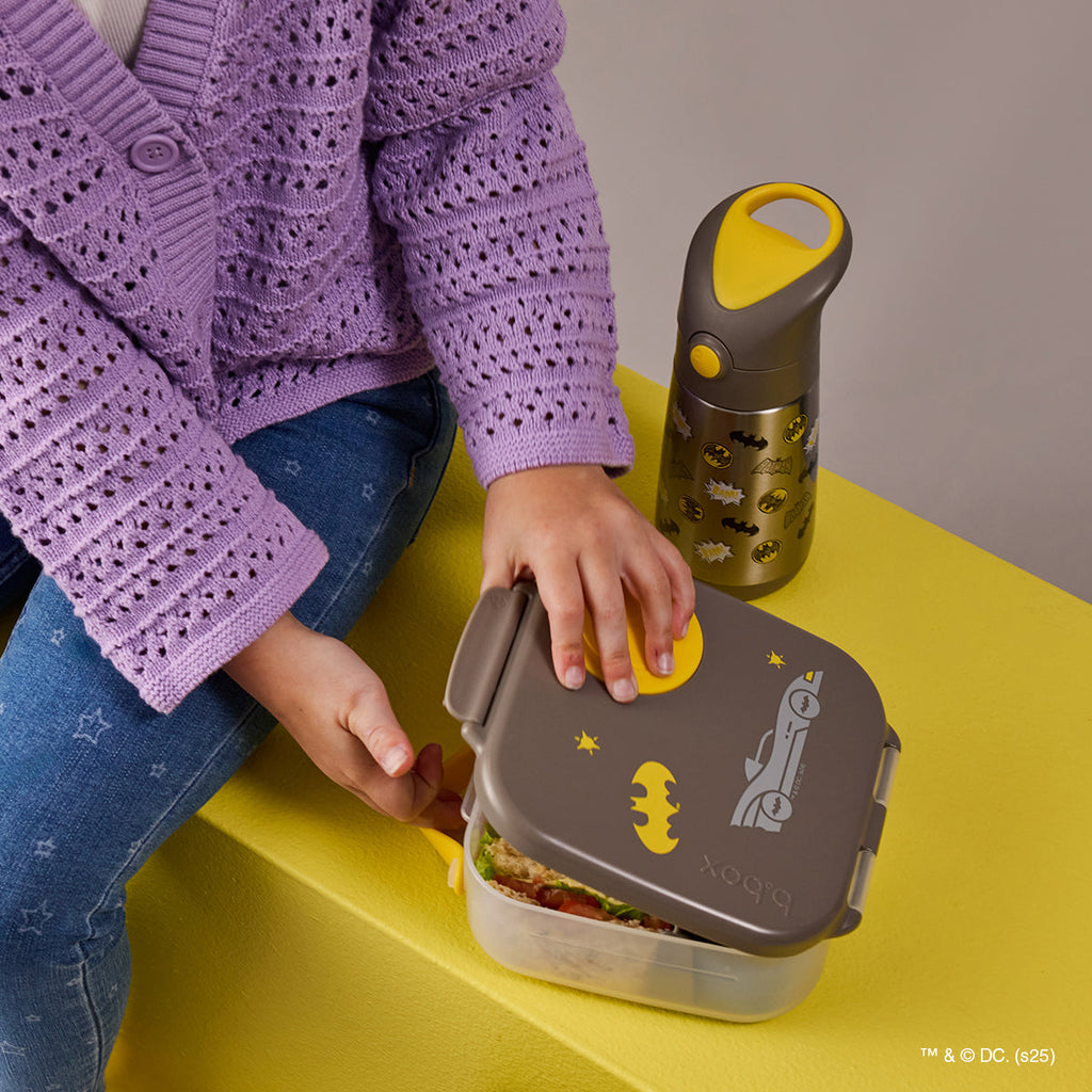 Batman by b.box -  mini lunchbox + Batman by b.box - 350ml insulated drink bottle