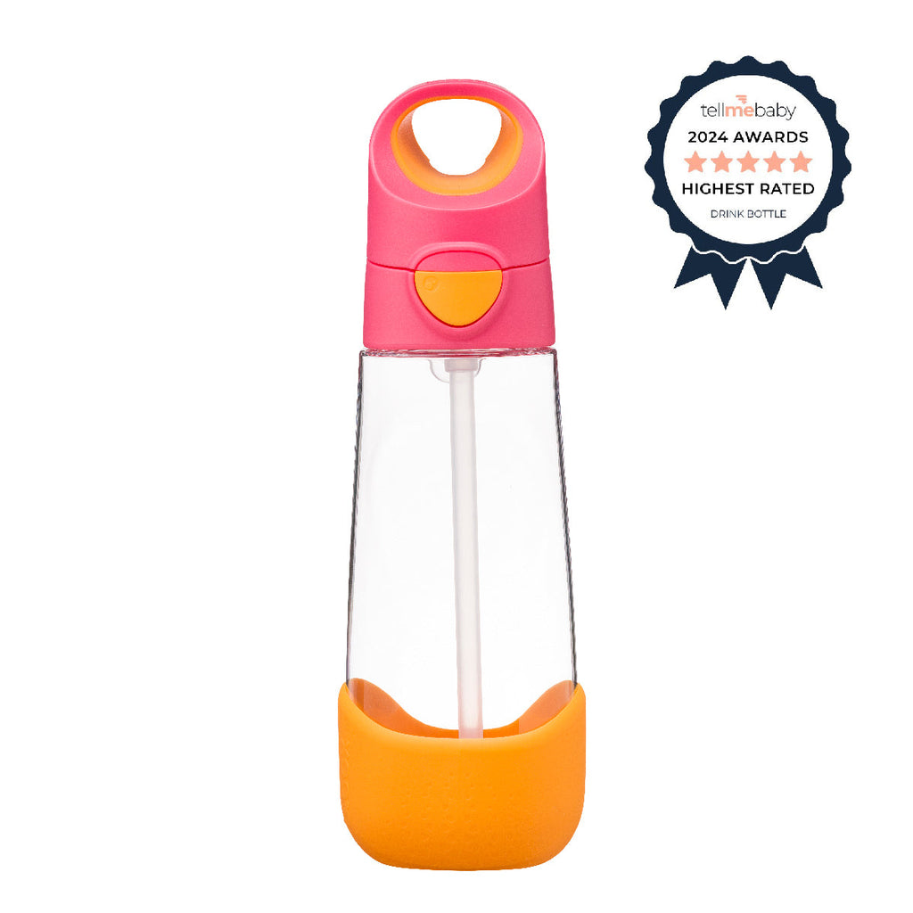 mini lunchbox - strawberry shake + tritan™ drink bottle 450ml -strawberry shake