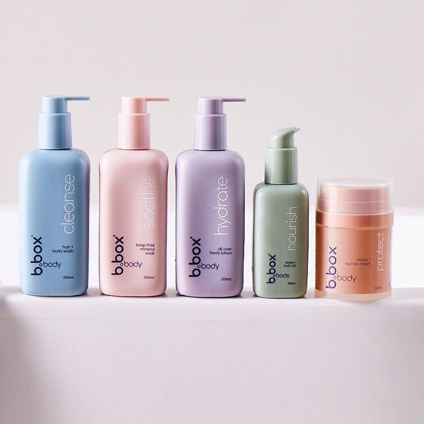 Baby Skin Care Set - Includes Free Bath Brush Gift